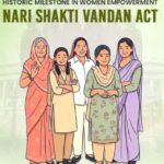 Women of different ages celebrate the passing of the women reservation bill